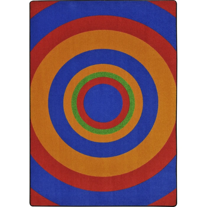 Joy Carpets Kid Essentials Primary Fascinate 7ft.8in. x 10ft.9in. Rect. Rug