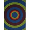 Joy Carpets Kid Essentials Tropics Fascinate 7ft.8in. x 10ft.9in. Rect. Rug
