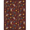 Joy Carpets Any Day Matinee Burgundy Feature Film 3ft. 10in. x 5ft. 4in. Rect. Rug