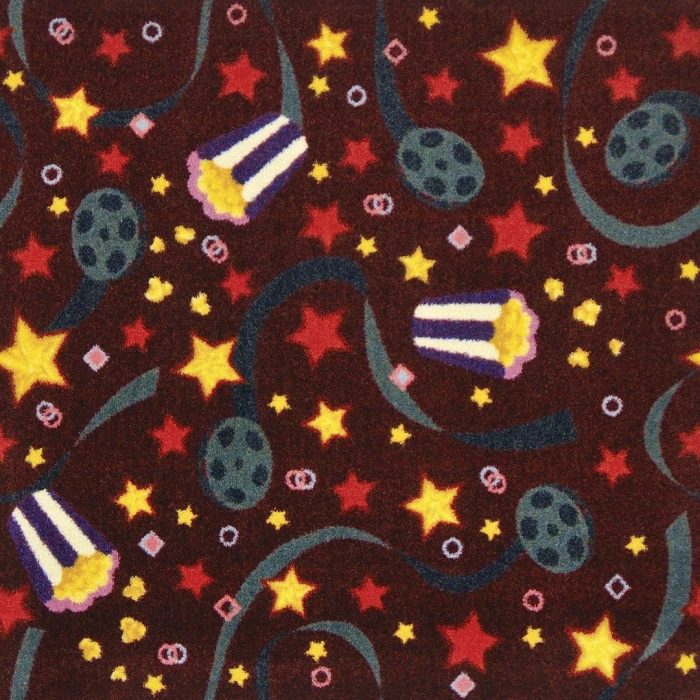 Joy Carpets Any Day Matinee Burgundy Feature Film 10ft. 9in. x 13ft. 2in. Rect. Rug