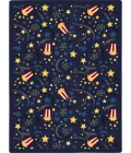 Joy Carpets Any Day Matinee Navy Feature Film 3ft. 10in. x 5ft. 4in. Rect. Rug