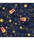 Joy Carpets Any Day Matinee Navy Feature Film 3ft. 10in. x 5ft. 4in. Rect. Rug