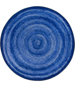 Joy Carpets Kid Essentials Blue Feeling Fun 13ft.2in. Round Rug