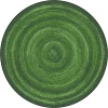 Joy Carpets Kid Essentials Green Feeling Fun 13ft.2in. Round Rug