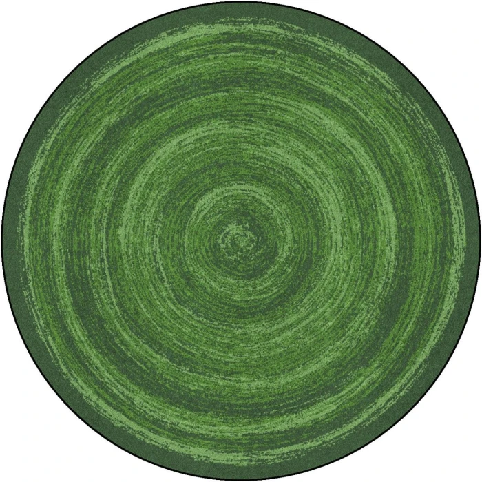 Joy Carpets Kid Essentials Green Feeling Fun 7ft.7in. Round Rug