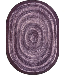 Joy Carpets Kid Essentials Purple Feeling Fun 10ft.9in. x 13ft.2in. Oval Rug