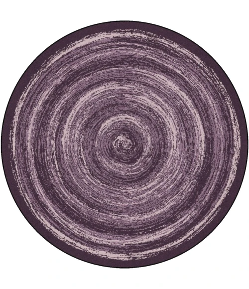 Joy Carpets Kid Essentials Purple Feeling Fun 13ft.2in. Round Rug