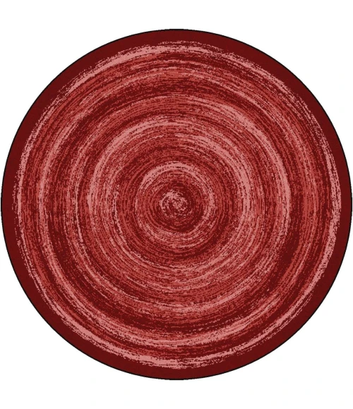 Joy Carpets Kid Essentials Red Feeling Fun 13ft.2in. Round Rug