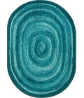 Joy Carpets Kid Essentials Teal Feeling Fun 10ft.9in. x 13ft.2in. Oval Rug