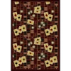 Joy Carpets Games People Play Burgundy Feeling Lucky 5ft.4in. x 7ft.8in. Rect. Rug