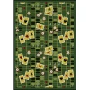 Joy Carpets Games People Play Emerald Feeling Lucky 5ft.4in. x 7ft.8in. Rect. Rug