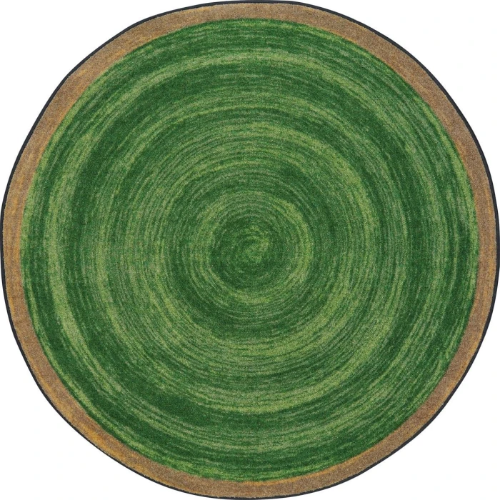 Joy Carpets Kid Essentials Pine Feeling Natural 7ft.7in. Round Rug