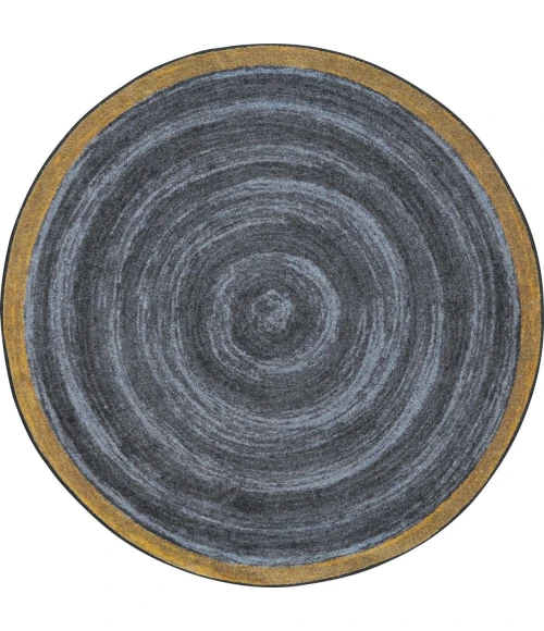 Joy Carpets Kid Essentials Slate Feeling Natural 5ft.4in. Round Rug