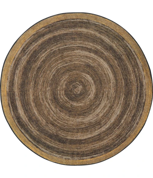 Joy Carpets Kid Essentials Walnut Feeling Natural 13ft.2in. Round Rug