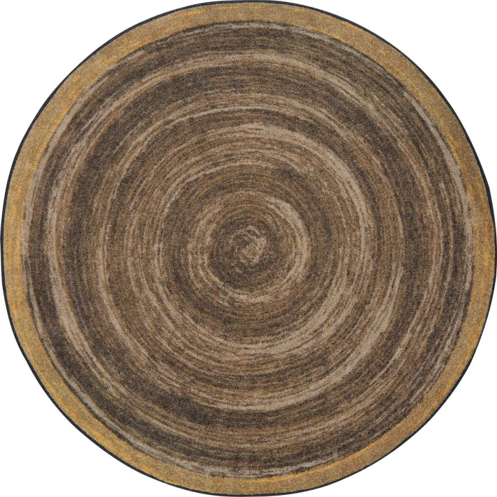 Joy Carpets Kid Essentials Walnut Feeling Natural 7ft.7in. Round Rug