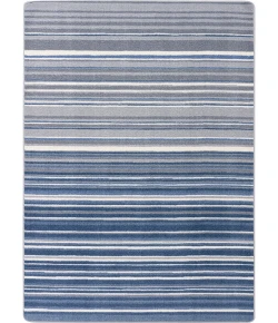 Joy Carpets Kid Essentials Marine Fine Line 5ft. 4in. x 7ft. 8in. Rect. Rug