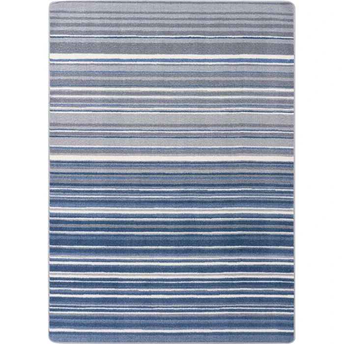 Joy Carpets Kid Essentials Marine Fine Line 10ft. 9in. x 13ft. 2in. Rect. Rug