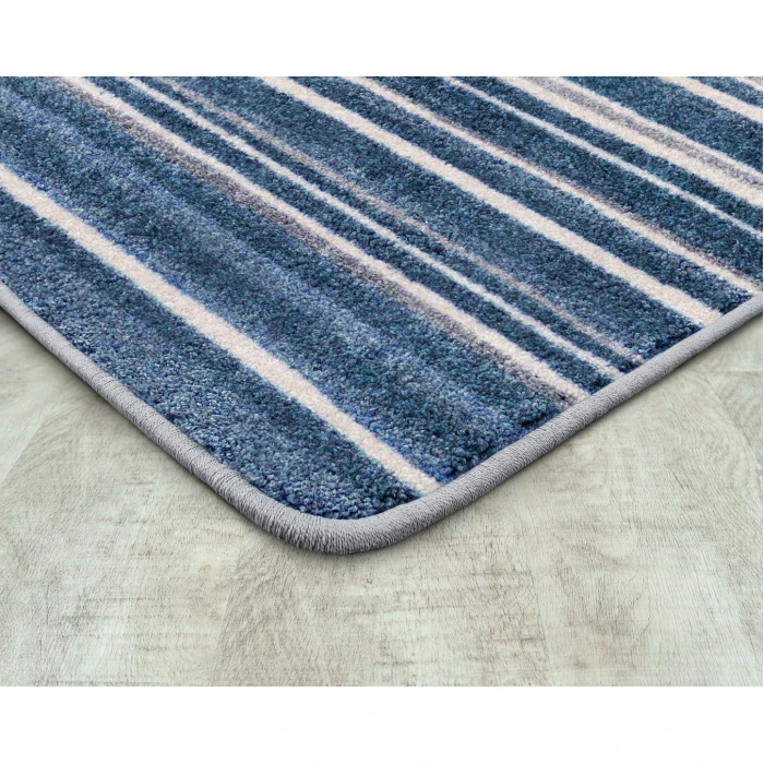 Joy Carpets Kid Essentials Marine Fine Line 10ft. 9in. x 13ft. 2in. Rect. Rug