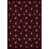 Joy Carpets Games People Play Burgundy Fitness Zone 7ft.8in. x 10ft.9in. Rect. Rug