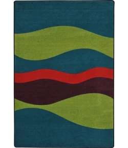 Joy Carpets Kid Essentials Tropics Flow 10ft.9in. x 13ft.2in. Rect. Rug