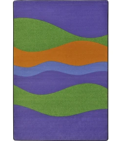 Joy Carpets Kid Essentials Violet Flow 10ft.9in. x 13ft.2in. Rect. Rug