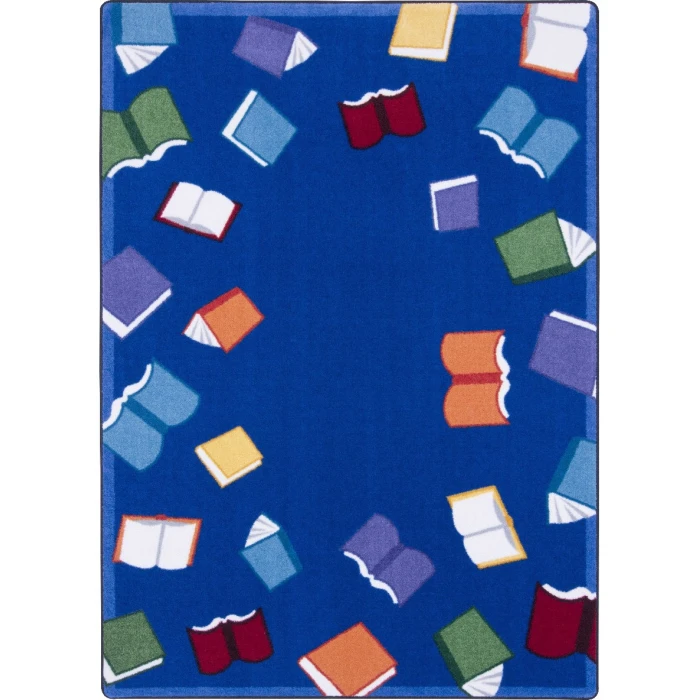 Joy Carpets Kid Essentials Multi Fly Away with Reading 5ft.4in. x 7ft.8in. Rect. Rug