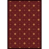 Joy Carpets Any Day Matinee Burgundy Fort Wood 7ft.8in. x 10ft.9in. Rect. Rug