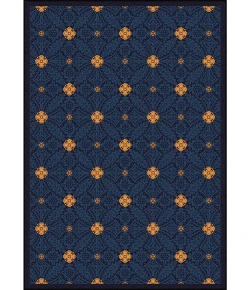 Joy Carpets Any Day Matinee Navy Fort Wood 3ft.10in. x 5ft.4in. Rect. Rug