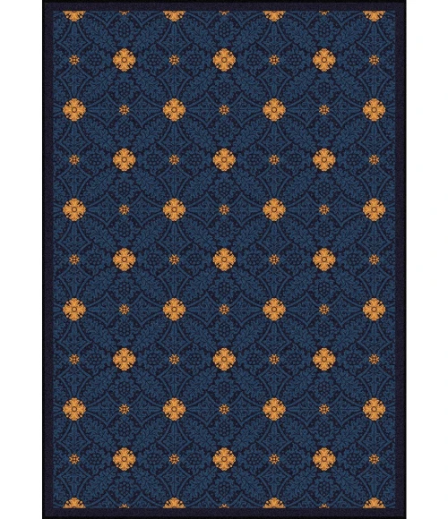 Joy Carpets Any Day Matinee Navy Fort Wood 3ft.10in. x 5ft.4in. Rect. Rug