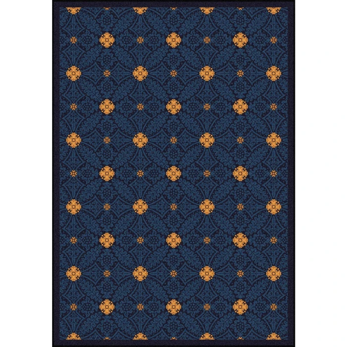 Joy Carpets Any Day Matinee Navy Fort Wood 3ft.10in. x 5ft.4in. Rect. Rug