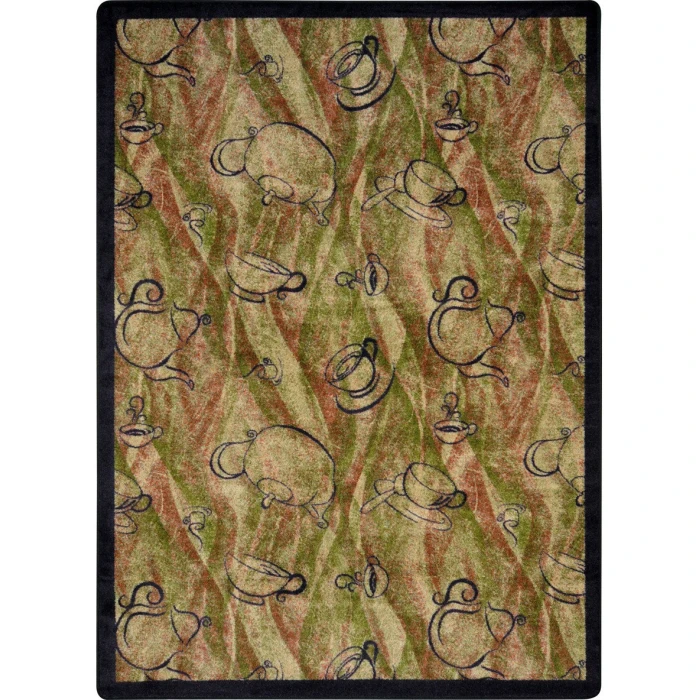 Joy Carpets Kaleidoscope Hazelnut Fresh Brew 5ft.4in. x 7ft.8in. Rect. Rug
