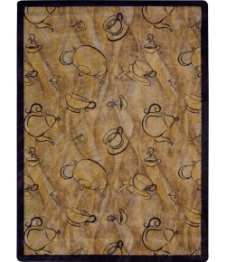 Joy Carpets Kaleidoscope Mocha Fresh Brew 3ft.10in. x 5ft.4in. Rect. Rug