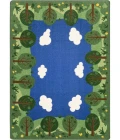 Joy Carpets Kid Essentials Multi Friendly Forest 5ft. 4in. x 7ft. 8in. Rect. Rug