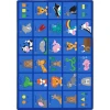 Joy Carpets Kid Essentials English Friendly Phonics Animals 10ft. 9in. x 13ft. 2in. Rect. Rug