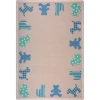 Joy Carpets Kid Essentials Blue Frisky Friends 10ft.9in. x 13ft.2in. Rect. Rug