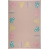 Joy Carpets Kid Essentials Multi Frisky Friends 5ft.4in. x 7ft.8in. Rect. Rug