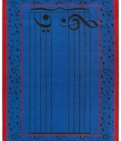 Joy Carpets Kid Essentials Blue Fully Staffed 10ft.9in. x 13ft.2in. Rect. Rug