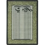 Joy Carpets Kid Essentials Sage Fully Staffed 3ft.10in. x 5ft.4in. Rect. Rug