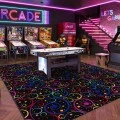 Joy Carpets Neon Lights Fluorescent Fun and Games 6ft. x 6ft. Rect. Rug