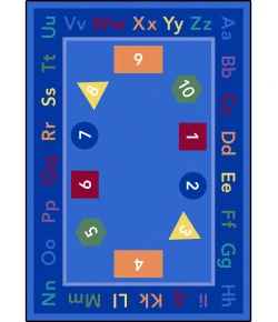 Joy Carpets Kid Essentials Multi Fun-damentals 10ft.9in. x 13ft.2in. Rect. Rug