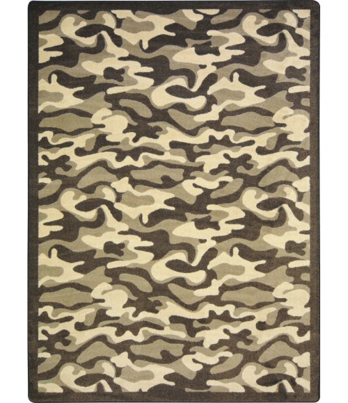 Joy Carpets Kaleidoscope Desert Funky Camo 3ft.10in. x 5ft.4in. Rect. Rug