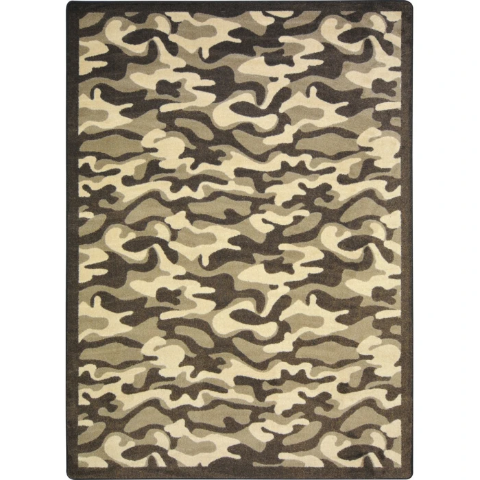 Joy Carpets Kaleidoscope Desert Funky Camo 7ft.8in. x 10ft.9in. Rect. Rug