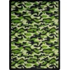 Joy Carpets Kaleidoscope Green Funky Camo 5ft.4in. x 7ft.8in. Rect. Rug