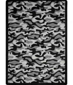 Joy Carpets Kaleidoscope Urban Funky Camo 5ft.4in. x 7ft.8in. Rect. Rug