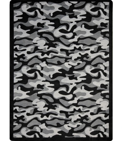 Joy Carpets Kaleidoscope Urban Funky Camo 5ft.4in. x 7ft.8in. Rect. Rug