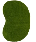 Joy Carpets Kid Essentials Green GreenSpace 4ft. x 6ft. Jellybean Rug