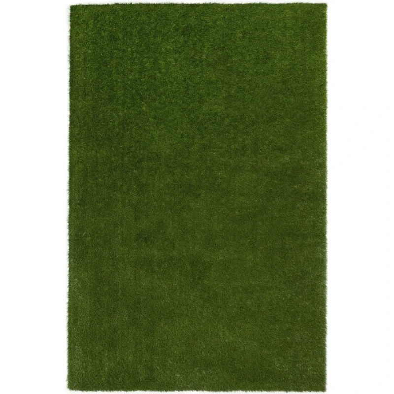 Joy Carpets Kid Essentials Green GreenSpace 6ft. x 9ft. Rect. Rug