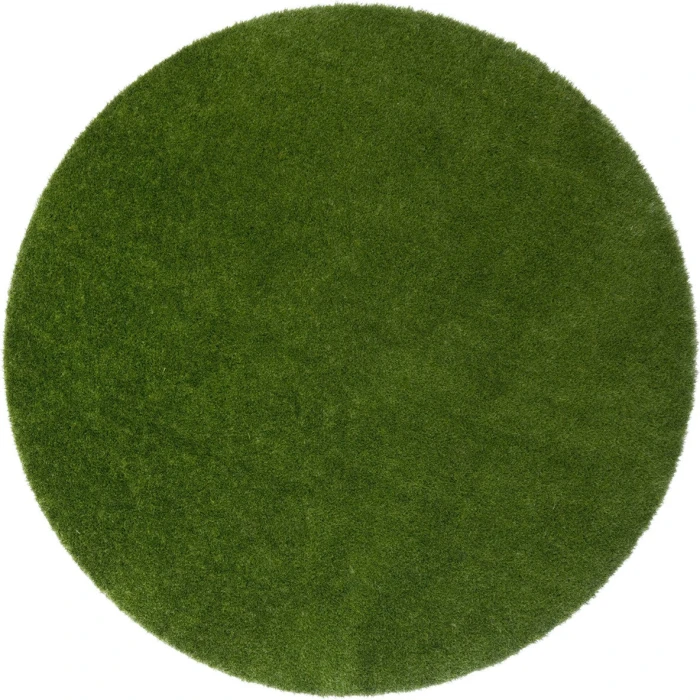 Joy Carpets Kid Essentials Green GreenSpace 7ft.6in. Round Rug