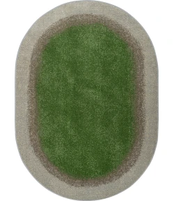 Joy Carpets Kid Essentials Meadow Grounded 5ft.4in. x 7ft.8in. Oval Rug