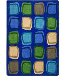Joy Carpets Kid Essentials Multi Harmony Blocks 5ft.4in. x 7ft.8in. Rect. Rug